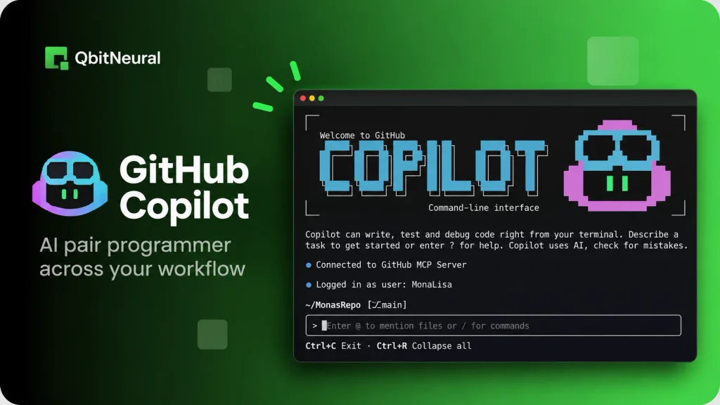 GitHub Copilot CLI showing AI coding agents writing, testing, and debugging code from the terminal.